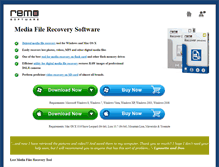 Tablet Screenshot of mediarecoverysoftware.com